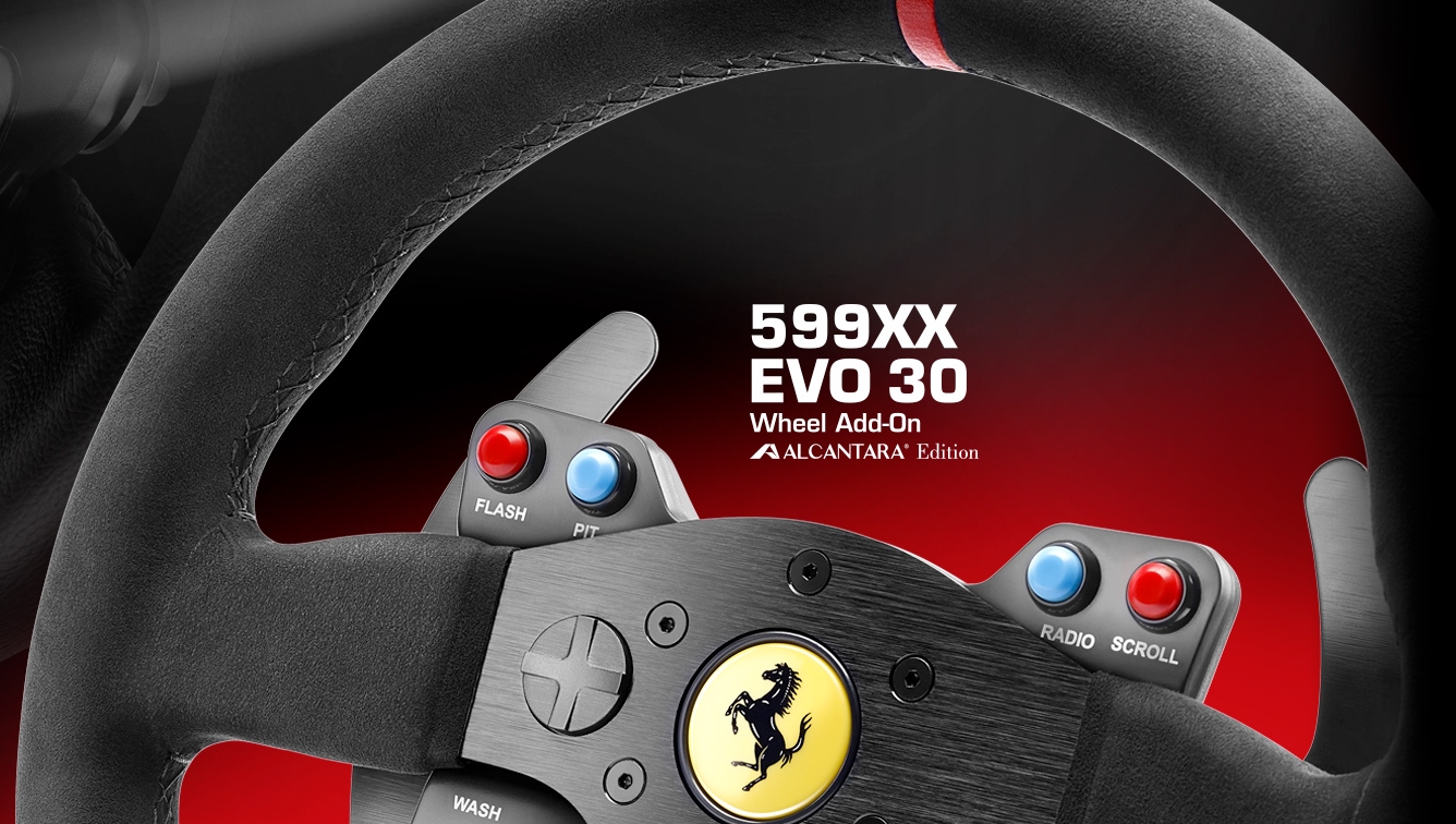 VOLANTE THRUSTMASTER FERRARI 599XX EVO 30 WHEEL ADD-ON ALCANTARA EDITION  4060071