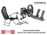 Moza R3 Bundle Zestaw Dwupedałowy + NLR GT Lite Carbon Grey NLR-S021GR - obrazek 1