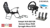 Moza R5 Bundle Zestaw Trzypedałowy + NLR GT Lite NLR-S021GR - obrazek 1