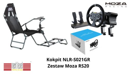 Moza R5 Bundle Zestaw Dwupedałowy + NLR GT Lite NLR-S021