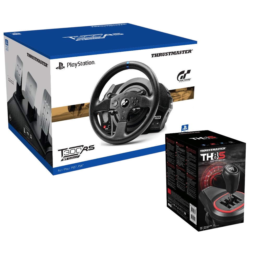 Zestaw Thrustmaster T300 RS GT 4160681 Plus Shifter TH8S 4060256 