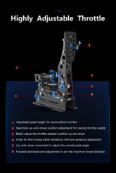 Pedały Simnet Racing SP Pro Loadcell Pedal zestaw 2 pedałowy SP-H2P2 - obrazek 10
