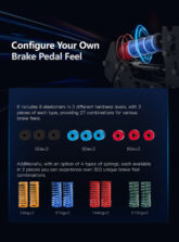 Pedały Simnet Racing SP Pro Loadcell Pedal zestaw 2 pedałowy SP-H2P2 - obrazek 5