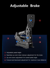 Pedały Simnet Racing SP Pro Loadcell Pedal zestaw 2 pedałowy SP-H2P2 - obrazek 8
