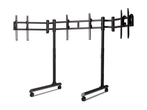 Next Level Racing Round Tube Freestanding Triple Monitor Stand NLR-R011