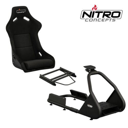 Zestaw Nitro Concepts Kokpit S-Racer z Fotelem R300 + Slider