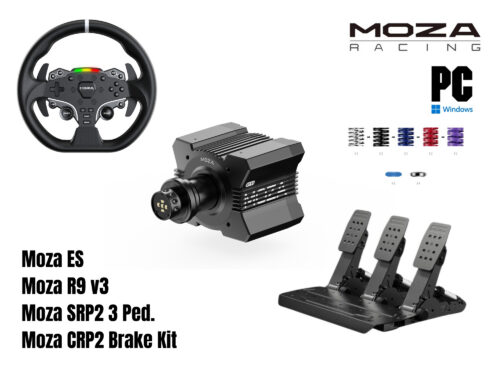 Zestaw Moza Racing R9 V3 , ES , SRP2 3 Pedały , Brake Kit