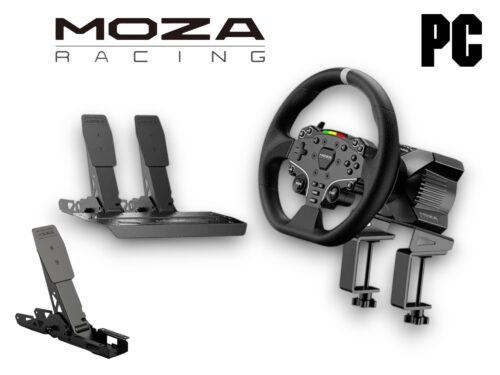 Zestaw Trzypedałowy MOZA R3 Bundle RS074 Kierownica z Pedałami do PC