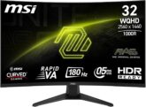 Zakrzywiony Monitor MSI MAG 325CQF 31.5" 2560x1440px 180Hz 0.5 ms - obrazek 1