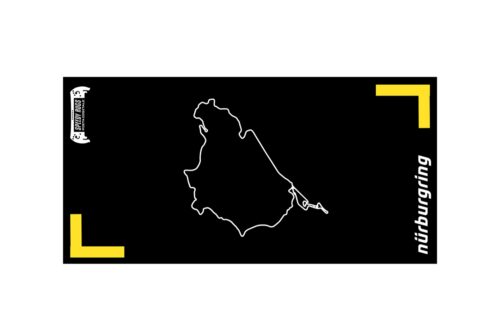 Mata Dywanik Speedy Rugs sim racing rug Nürburgring B90 Yellow