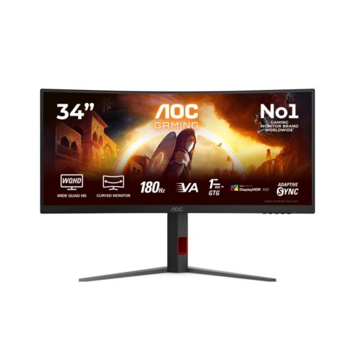 Monitor AOC CU34G4CA - 180Hz UWQHD Fast VA 34''