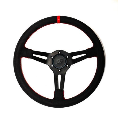Kierownica DriftShop Premium Steering Wheel Czarna Alcantara 35cm / 70 mm PRO-DS-70